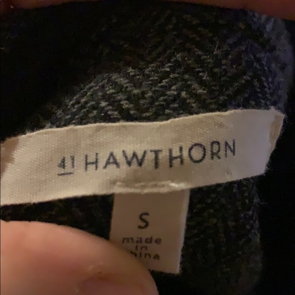 41 Hawthorn Shara Herringbone Vest Size Small Gray - Picture 4 of 5